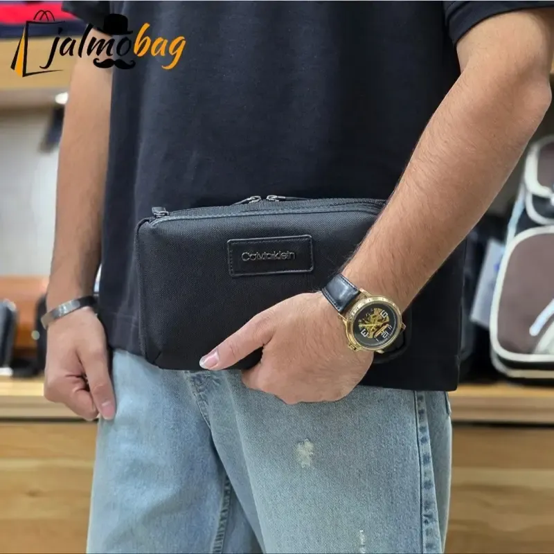 کیف دوشی و دستی اسپرت کلوین کلاین مدل 3 کاره برزنتی آبگریز