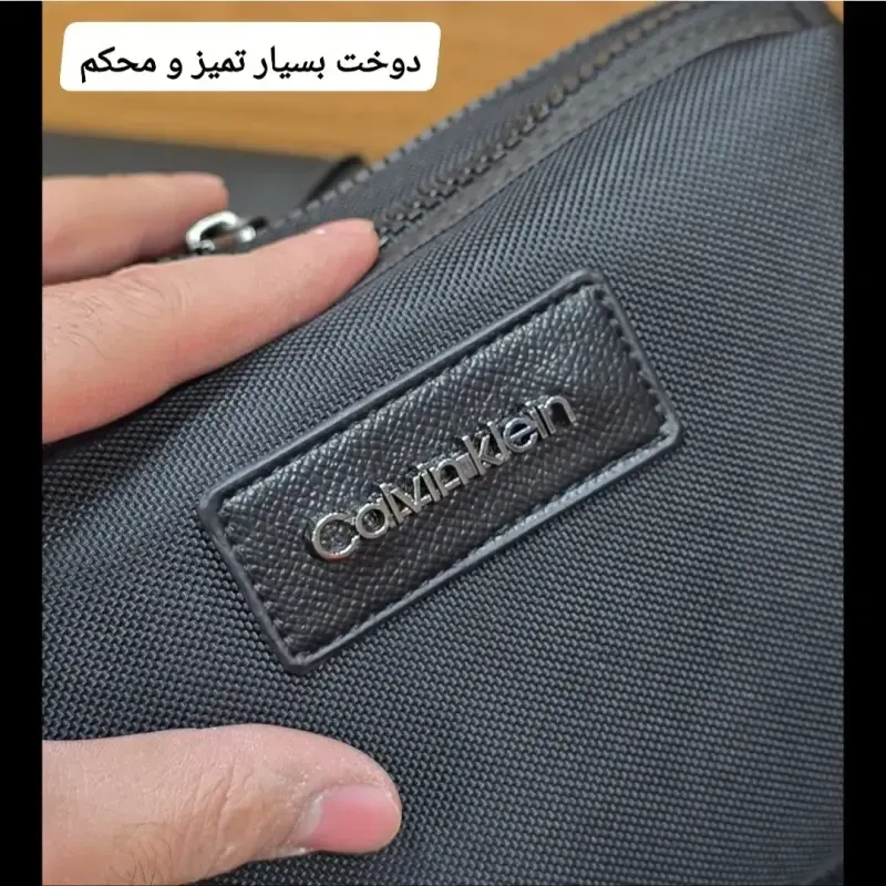 کیف دوشی و دستی اسپرت کلوین کلاین مدل 3 کاره برزنتی آبگریز