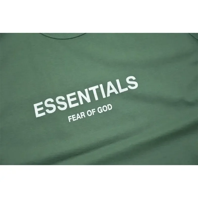 ست تاپ شلوارک مردانه ESSENTIALS پنبه ای بهار و تابستان
